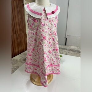 Jona Michelle Pink Floral Kids Dress